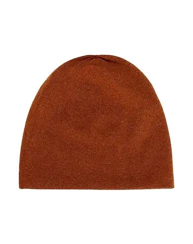 Brown Knitted Hat FINE PLAIN HAT
