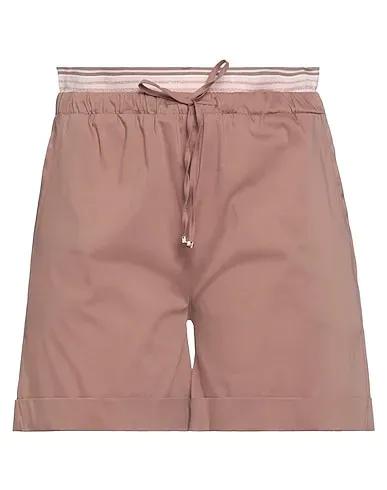 Brown Knitted Shorts & Bermuda