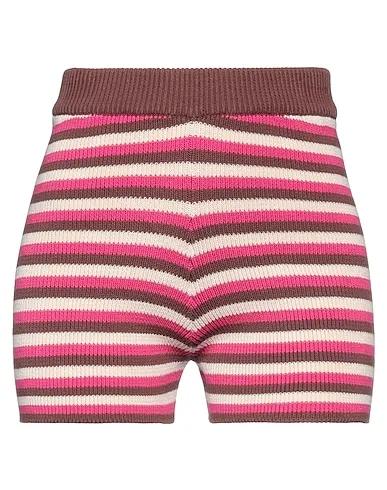 Brown Knitted Shorts & Bermuda