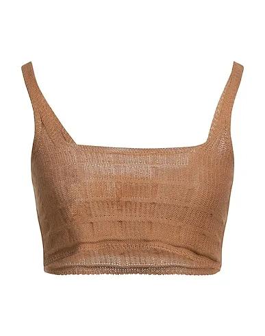 Brown Knitted Top