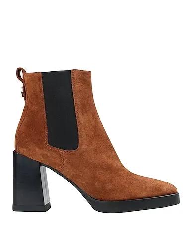 Brown Leather Ankle boot FURLA GRETA CHELSEA BOOT T. 90
