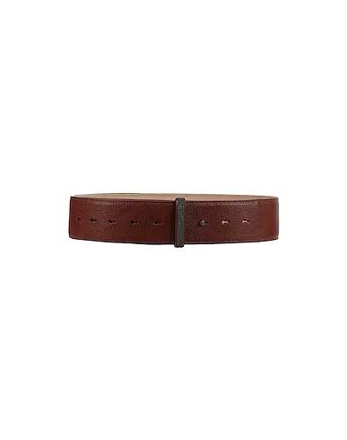 Brown Leather Regular belt