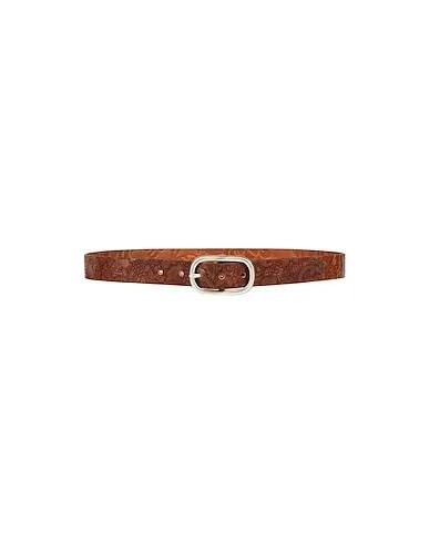 Brown Leather Regular belt
