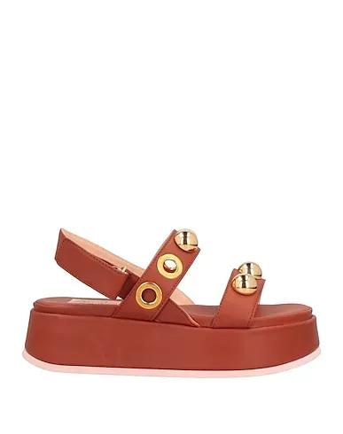 Brown Leather Sandals