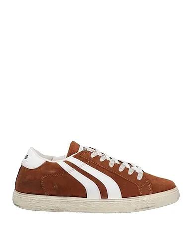 Brown Leather Sneakers