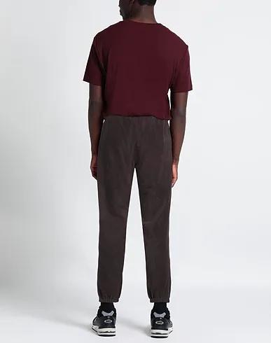 Brown Pile Casual pants