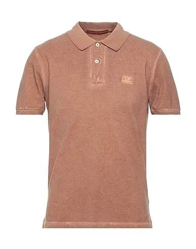 Brown Piqué Polo shirt