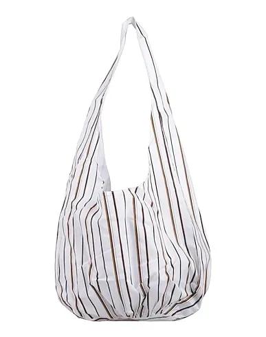 Brown Plain weave Shoulder bag