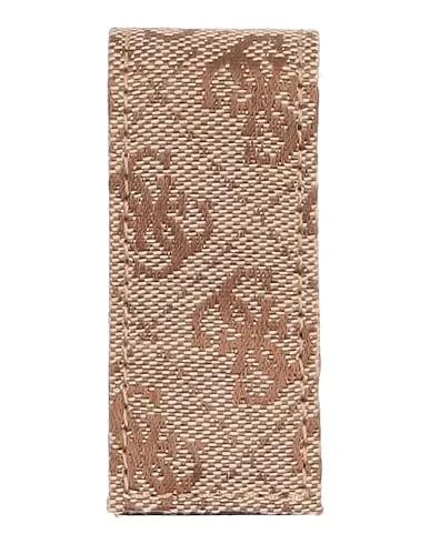 Brown Plain weave Wallet