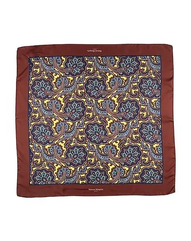 Brown Satin Scarves and foulards