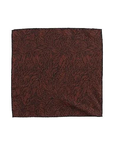 Brown Satin Scarves and foulards