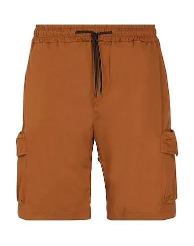 Brown Shorts & Bermuda COTTON WAISTBAND CARGO SHORTS
