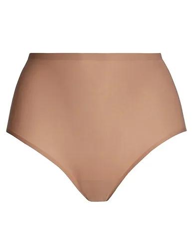 Brown Synthetic fabric Brief