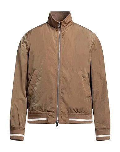 Brown Techno fabric Bomber