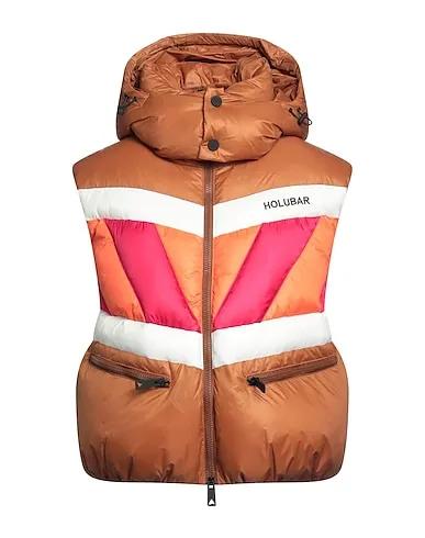 Brown Techno fabric Shell  jacket