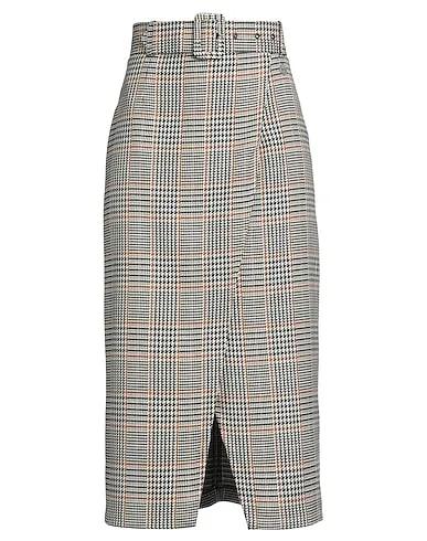 Brown Tweed Midi skirt
