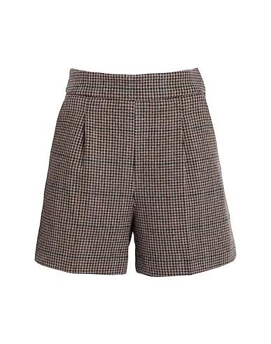 Brown Tweed Shorts & Bermuda