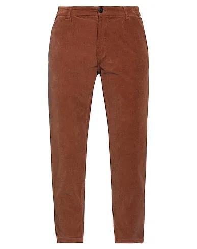 Brown Velvet Casual pants