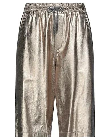 BRUNELLO CUCINELLI | Gold Women‘s Leather Pant