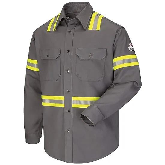 Bulwark Men's EXCEL FR ComforTouch Enhanced Visibility Uniform Shirt