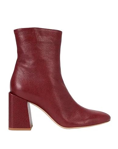 Burgundy Ankle boot FURLA BLOCK ANKLE BOOT T.80
