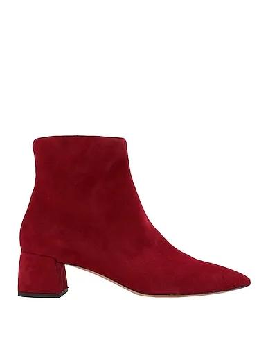 Burgundy Ankle boot TRONCHETTO IN CAMOSCIO
