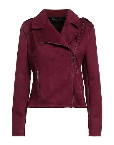 Burgundy Biker jacket
