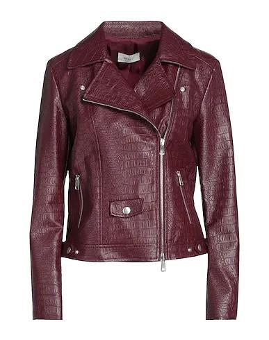 Burgundy Biker jacket