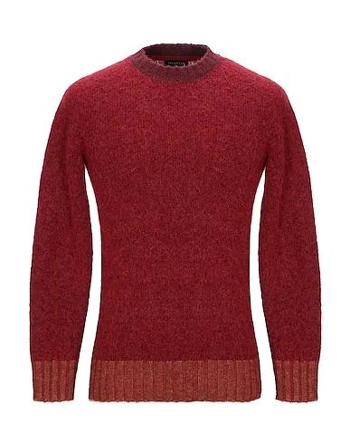 Burgundy Bouclé Sweater