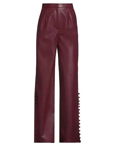 Burgundy Casual pants