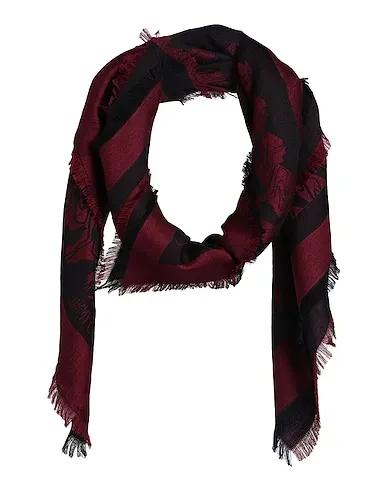 Burgundy Cool wool Scarves and foulards