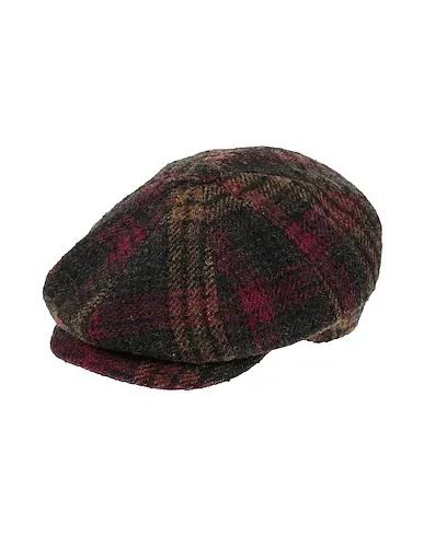 Burgundy Flannel Hat
