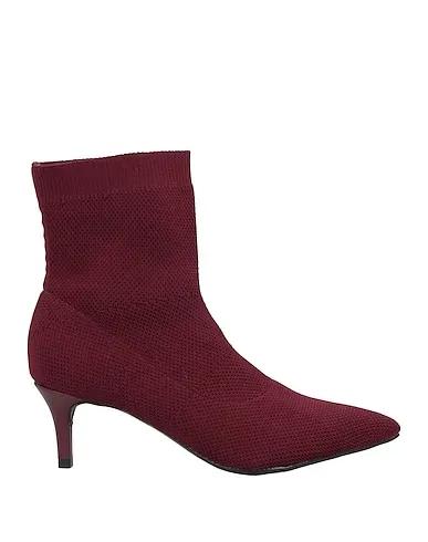 Burgundy Jersey Ankle boot