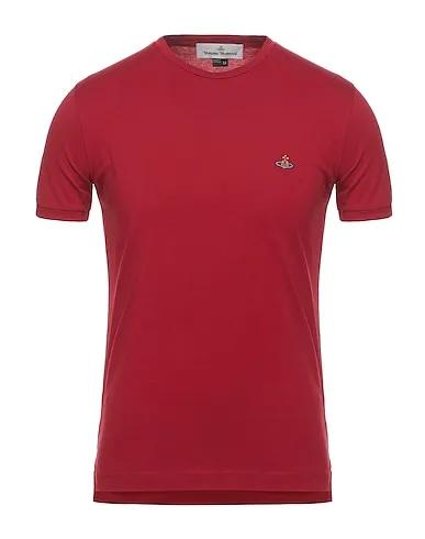 Burgundy Jersey Basic T-shirt