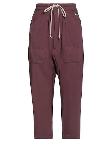 Burgundy Jersey Casual pants