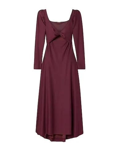 Burgundy Jersey Long dress