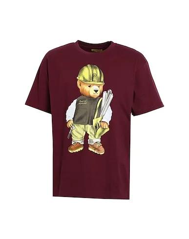 Burgundy Jersey T-shirt WORKSHOP BEAR T-SHIRT