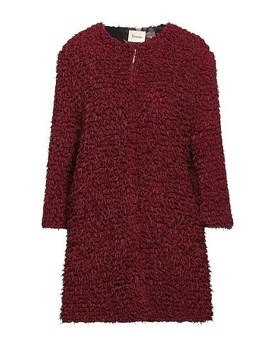 Burgundy Knitted Coat