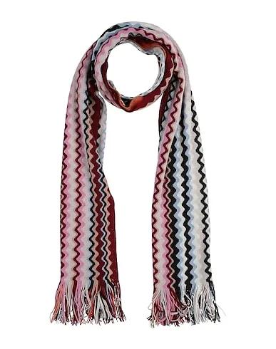 Burgundy Knitted Scarves and foulards