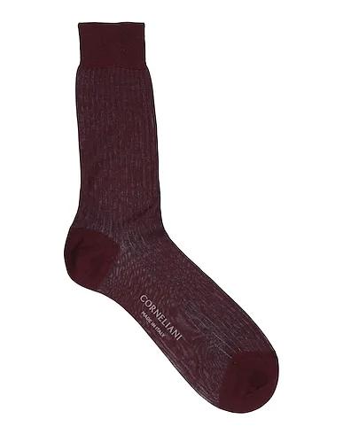 Burgundy Knitted Short socks