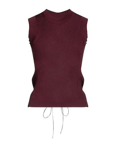 Burgundy Knitted Top