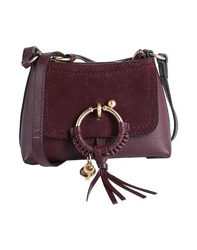 Burgundy Leather Cross-body bags