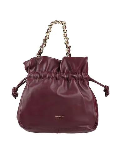 Burgundy Leather Handbag