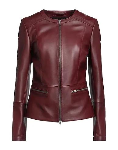 Burgundy Leather Jacket