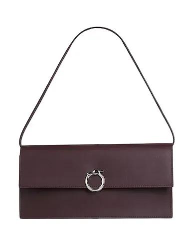 Burgundy Leather Shoulder bag