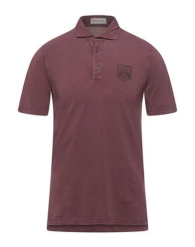 Burgundy Piqué Polo shirt