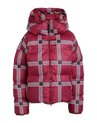 Burgundy Shell  jacket adidas by Stella McCartney Short Padded Winter Jacket Printed
