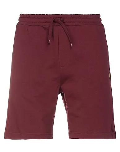 Burgundy Sweatshirt Shorts & Bermuda