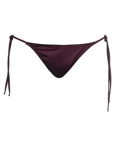 Burgundy Synthetic fabric Bikini