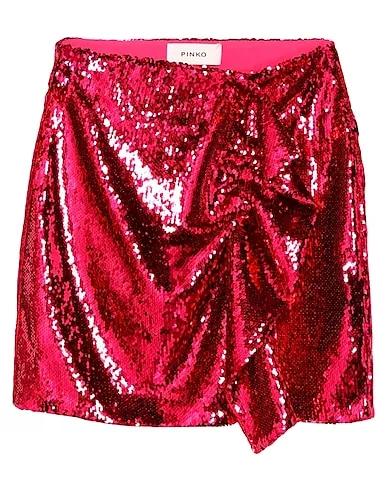 Burgundy Tulle Mini skirt